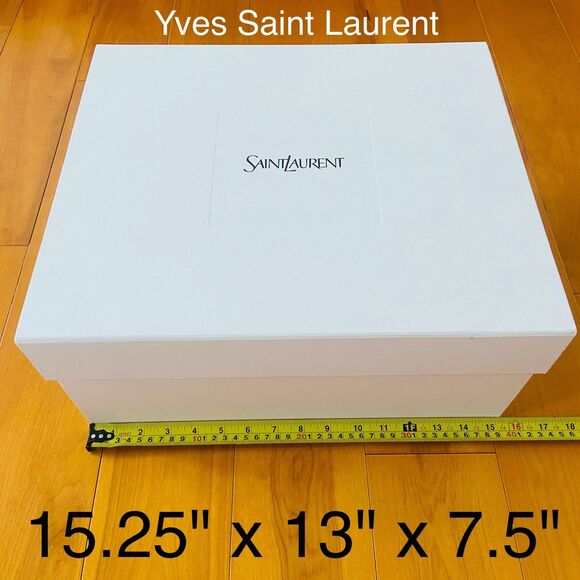 YSL Yves Saint Laurent Gift Box - large box {EMPTY BOX} (15.25" x 13" x 7.5”) - Picture 1 of 12